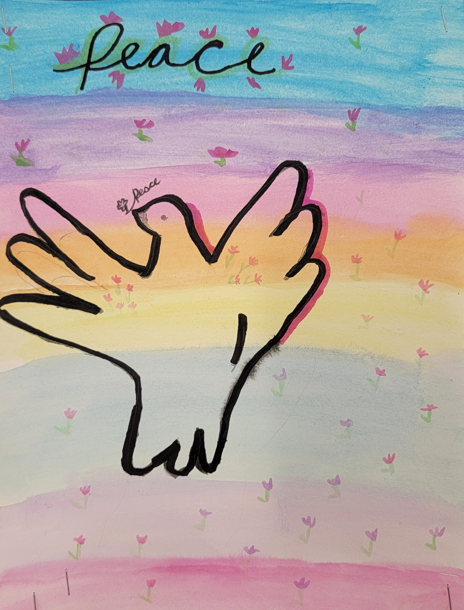 Peace Dove Paintings inspired by Pablo Picasso